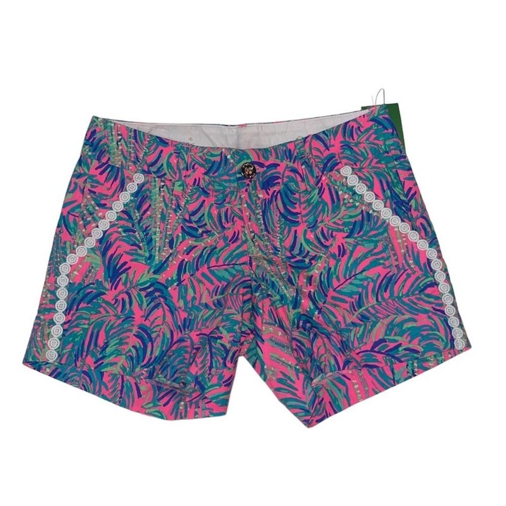 Lilly Pulitzer Callahan Shorts 00 Pink Sunset Coco Breeze New